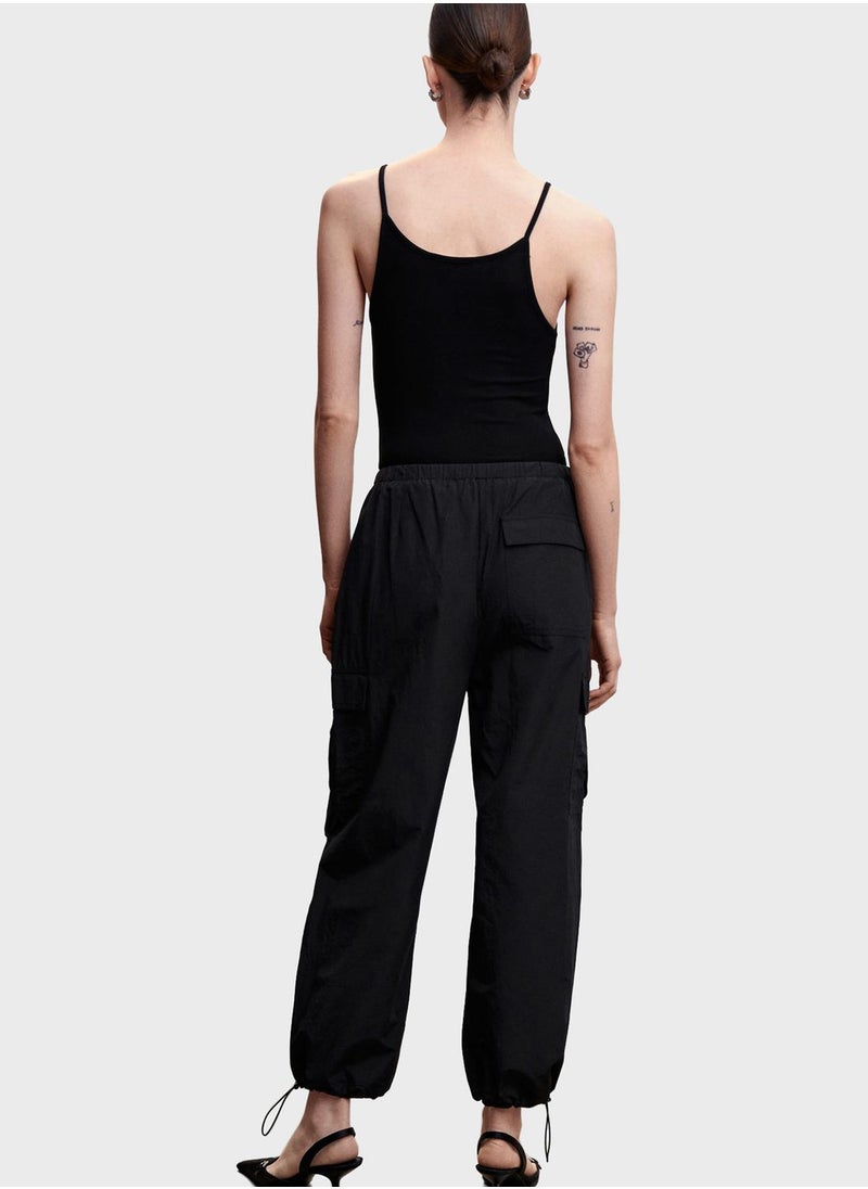 MANGO - Ribbed Knitted Top - Image 1