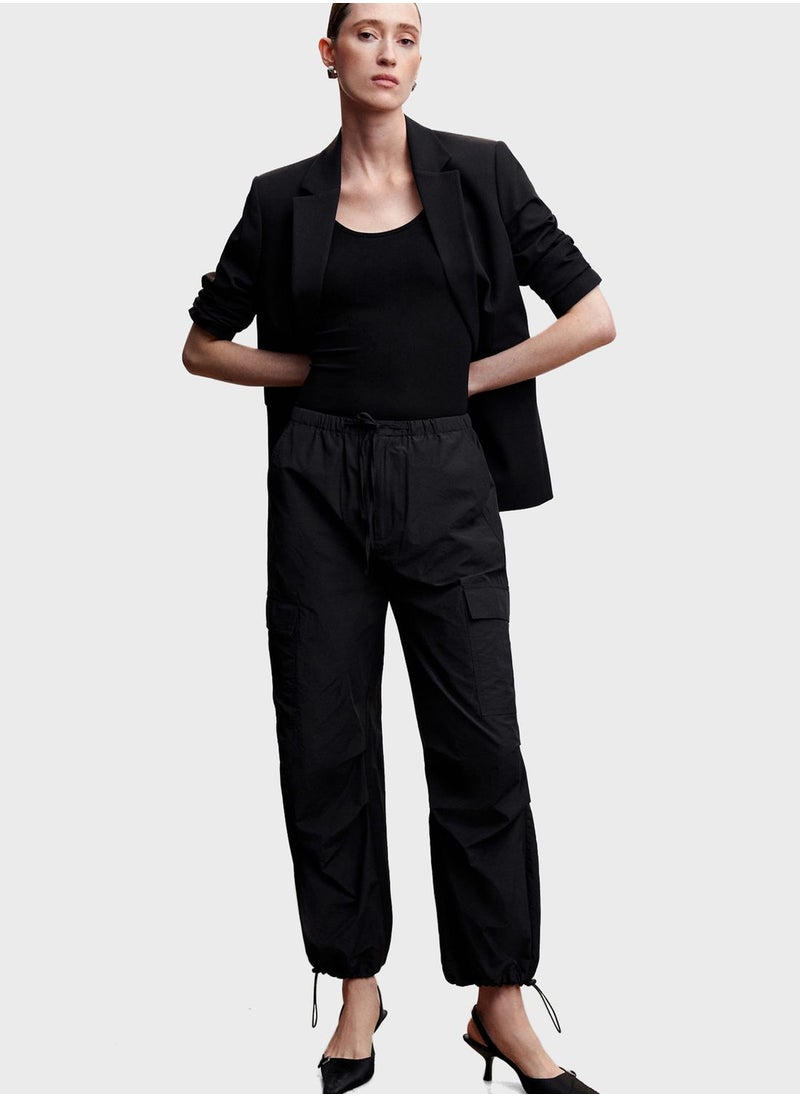 MANGO - Ribbed Knitted Top - Image 1