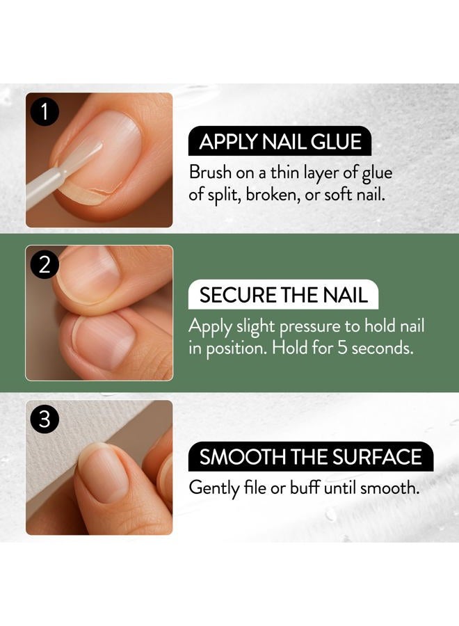Ibd 5 Second Brush-On Gel Resin for Strengthening Natural Nails, Prevents ing and Splitting Nails 6 g, 3 Count - Image 5