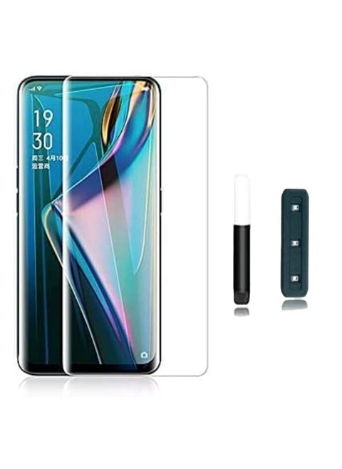 Curved Glass Screen Protector Full Glue UV Light for Honor 50 5G / Huawei Nova 9 Nano Optics - Clear