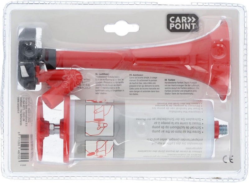 CARPOINT 0524735 Signal Horn Air Horn Manual (Manual Operation) Blister Pack Multi-goal comprehensive design - Image 2