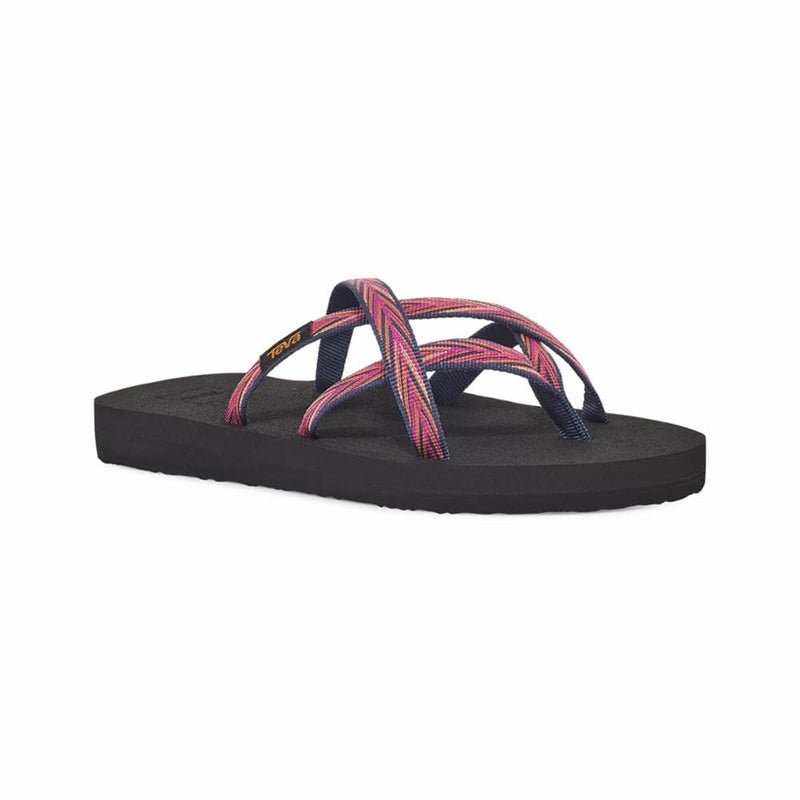 Teva Little Kid's Olowahu, Palms Indigo/Rose Violet, 12 M US - Image 2