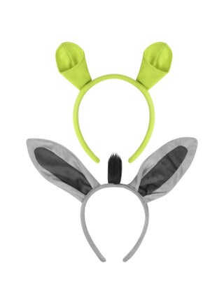2 Pack Green Plush Donkey Ears Headband Horns Headband,Halloween Christmas Festival Theme Party Animal Cosplay Costume Headwear - pzsku/Z8DB7C5A02E108A25CC11Z/45/_/1734347402/729332c6-b664-4b1d-8dd4-49afb412a4c8