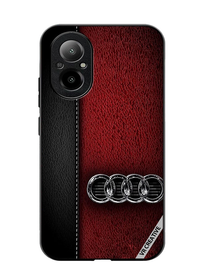 VR CREATIVE Protective Case Cover For Realme C67 4G Audi Logo Design Multicolour - Image 1