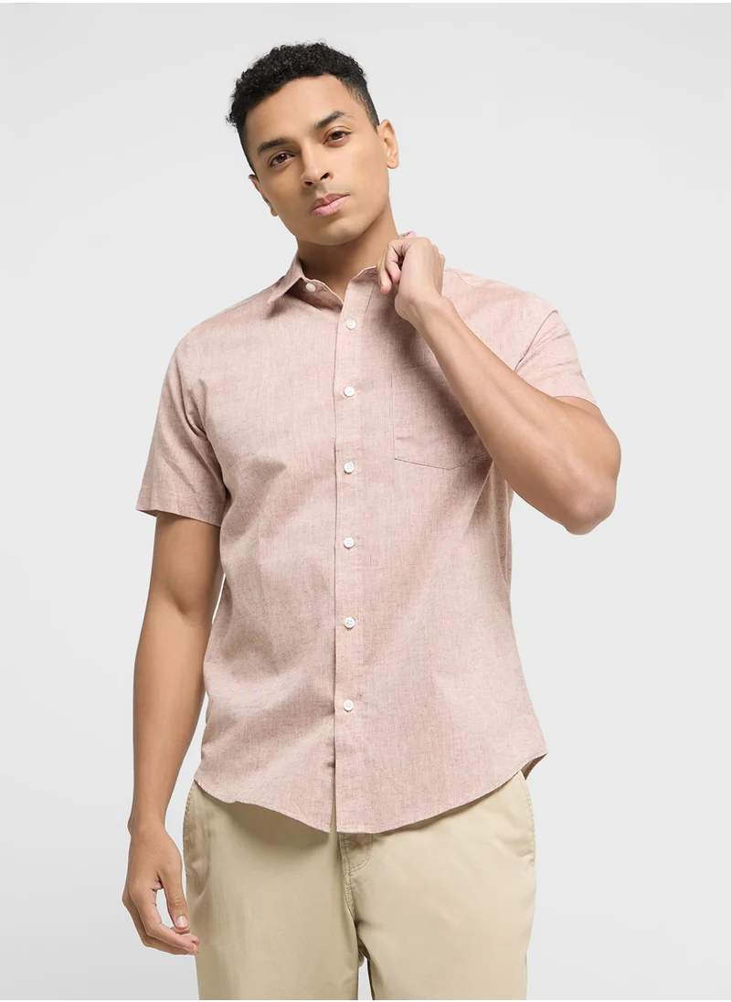 روبرت وود Mens Short Sleeve Shirt