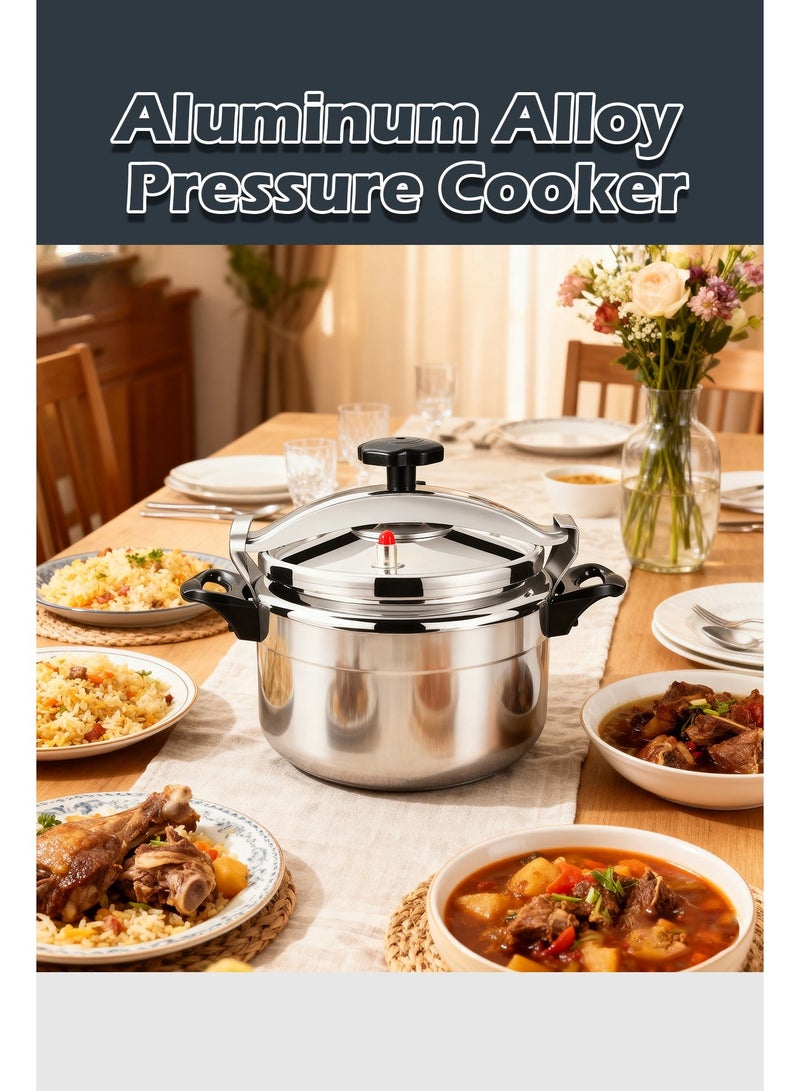 Pressure Cooker, 7 Liter Aluminium Pressure Pot, 100 KPA Arabic Cooker with Safety Lock, 7L Pressure Cooker - Image 2