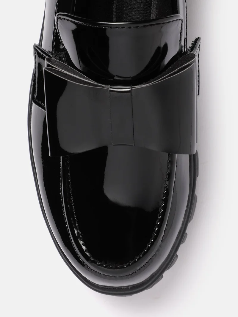 ZORIWORLD Back STARK Black 3 in 1 Handcrafted Women Loafers Versatile Vegan Patent with Cushioned, Cruelty Free for Women | Best Price UAE
