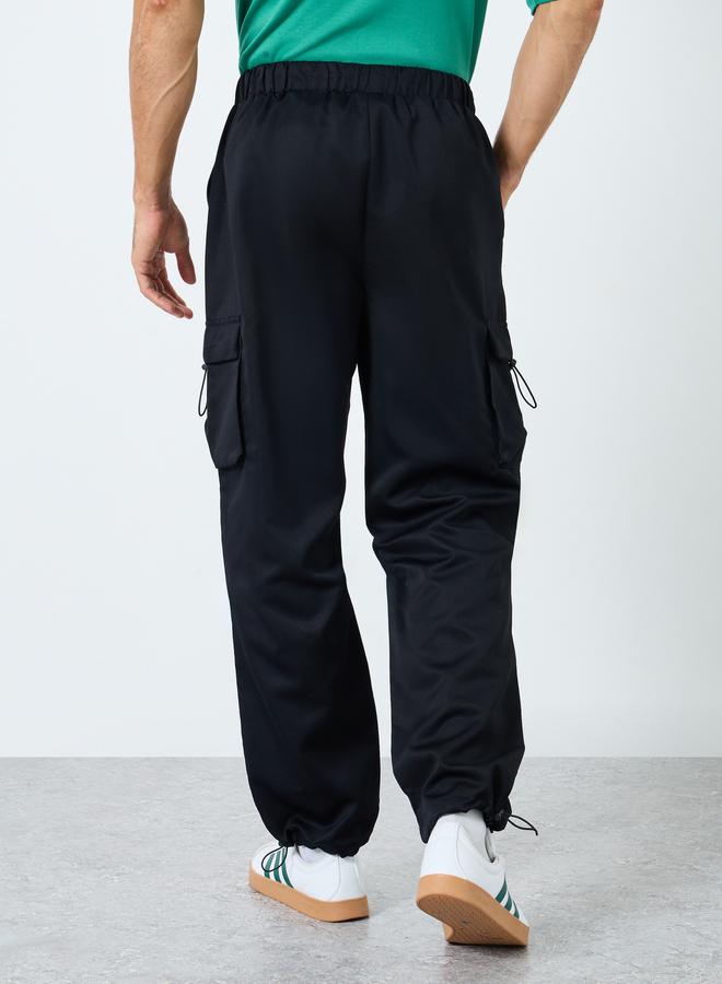 Take Two Styli Solid Wide Leg Cargo Pants - Image 4