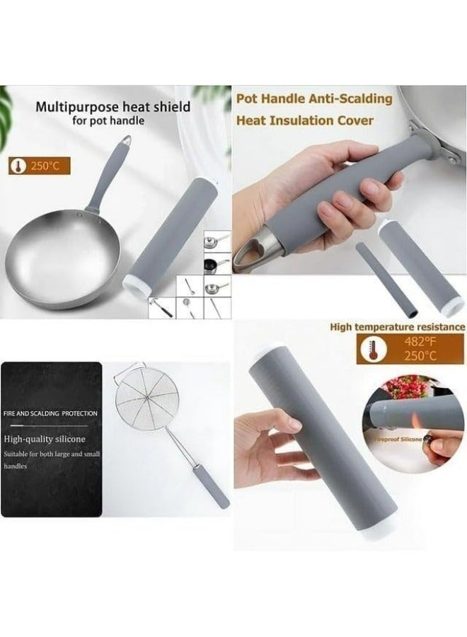 Heat Insulated Silicone Frying Pan Handle Non-slip12 cm - Image 4