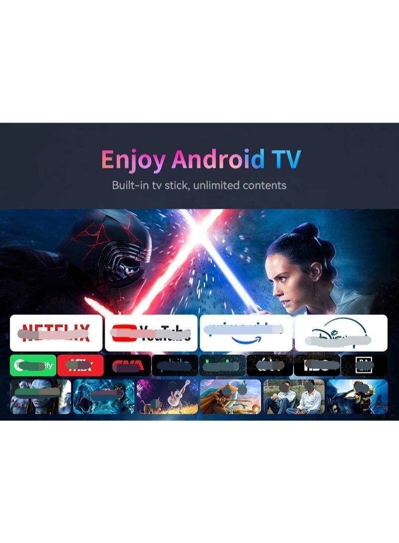 syta World Cup Themed Football LCD Projector, 200ANSI Brightness 3-Glass Lens, 4K Decoding & Wireless Screen Casting, Portable Android Projector for Home Movies Gaming, Outdoor Team Building Camping, Football Match Watching & Office Meeting - Image 4