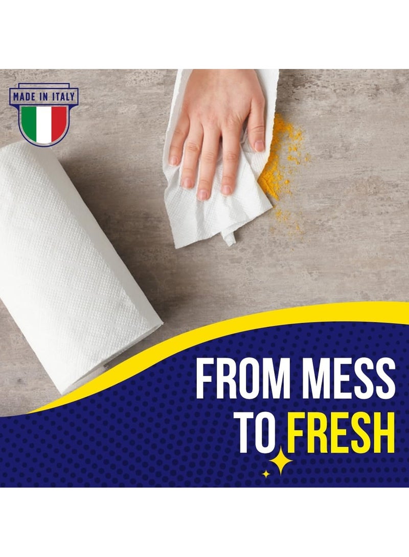 Maxi Supercarta Kitchen Towel 2 Ply - Pack of 2 - 210 x 216mm per Sheet - Image 5