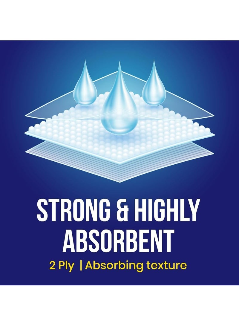Maxi Supercarta Kitchen Towel 2 Ply - Pack of 2 - 210 x 216mm per Sheet - Image 3
