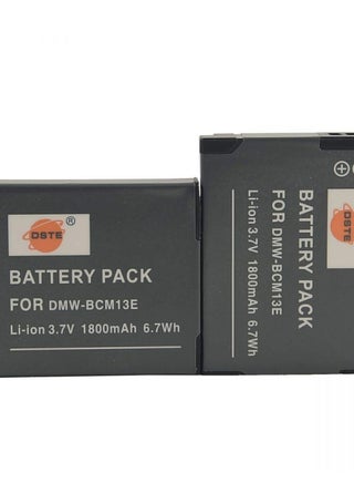DSTE 2-Pack DMW-BCM13 DMW-BCM13e Li-ion Battery Compatible with Panasonic Lumix DMC-TZ60 ZS30 ZS35 ZS40 ZS45 ZS50 LZ40 TS5 TS6 TS7 TZ37 TZ40 TZ41 TZ55 Camera as DMW-BCM13PP - pzsku/Z8DB7F74F240BFA5D06ABZ/45/_/1733978723/8adda241-03b9-4f52-b9b1-0d9a63cbb9ad