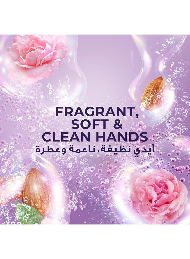 LUX Perfumed Liquid Hand Wash, Soft Rose, with Almond Oil & Glycerin, for Fragrant, Soft and Clean Hands, 1000ml x 2 - Image 4
