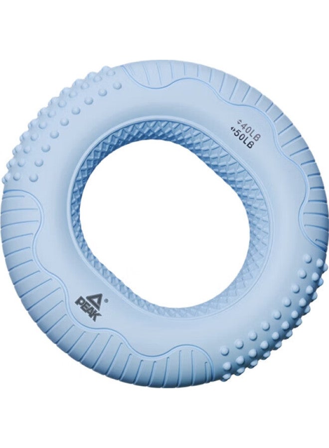 PEAK Silicone Hand Grip Strengthener Finger Rehabilitation Training Hand Strength Fitness Forearm Exercise For Men And Women, Portable, Blue - Image 1