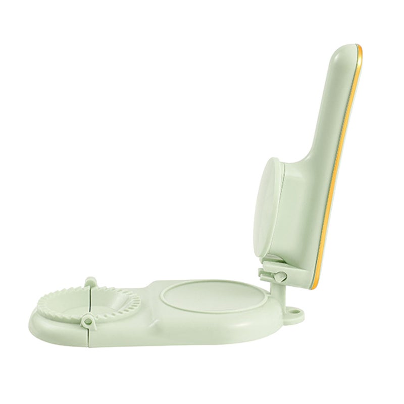 Dumpling Maker Presser Fast Press Mold PP Plastic Household Kitchen Tool Light Green - Image 1