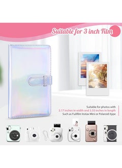 yongsheng 96 Pockets Photo Al for Fujifilm Camera, Camera &Instant Printer 3-inch photo al, photo stand card al, business(Magic Silver)  - Image 3