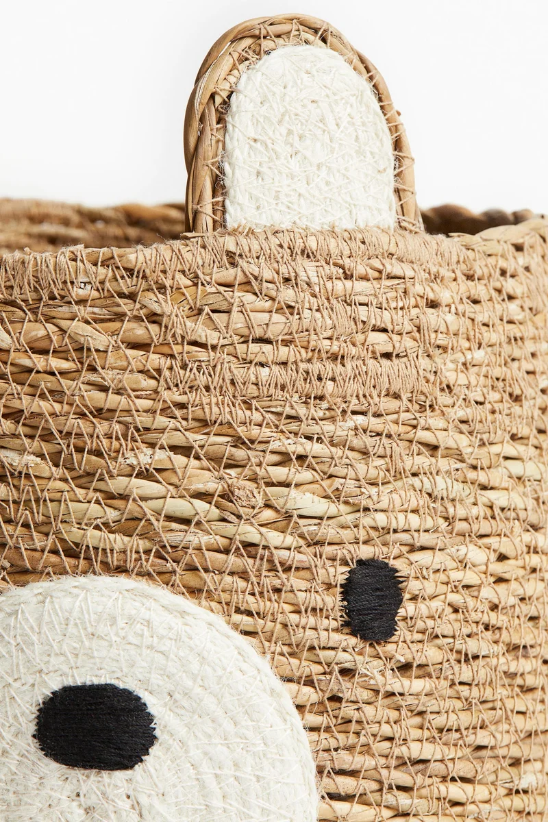 اتش اند ام سلة تخزين من الجوت بشكل دب