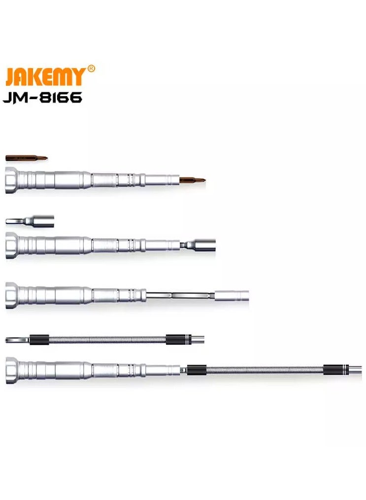 JAKEMY JM-8166 Portable Precision Screwdriver Set: 61-Piece Multi-Purpose Screwdriver - Image 3