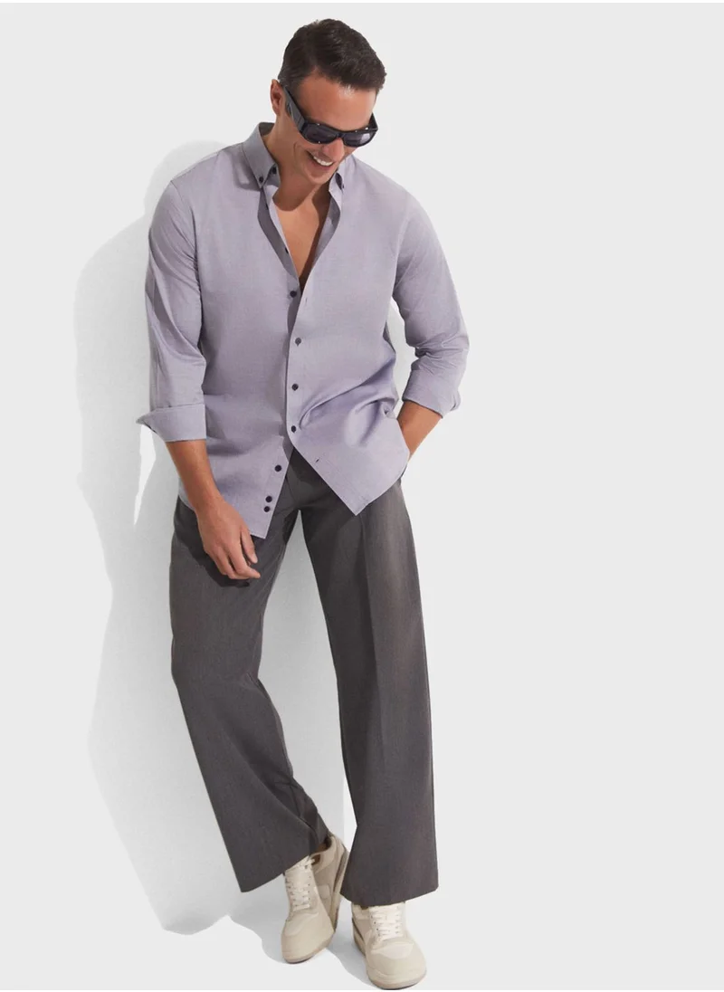 JUNE Essential Regular Fit Buttondown Shirt