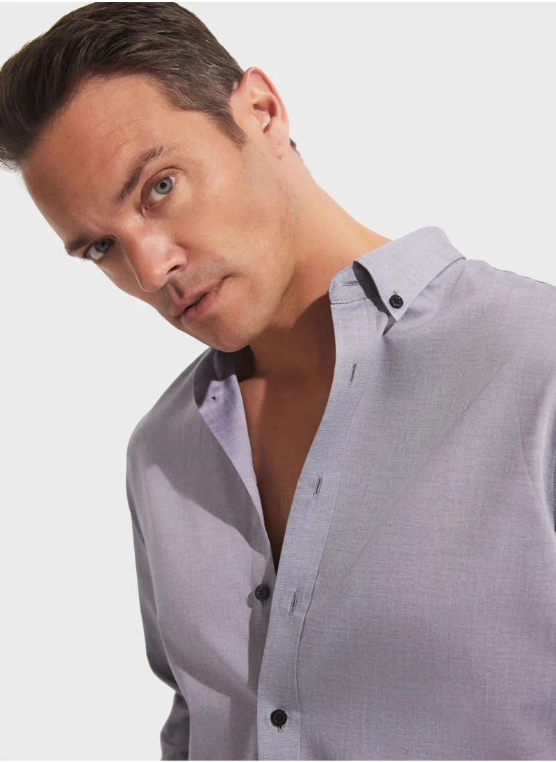 JUNE Essential Regular Fit Buttondown Shirt