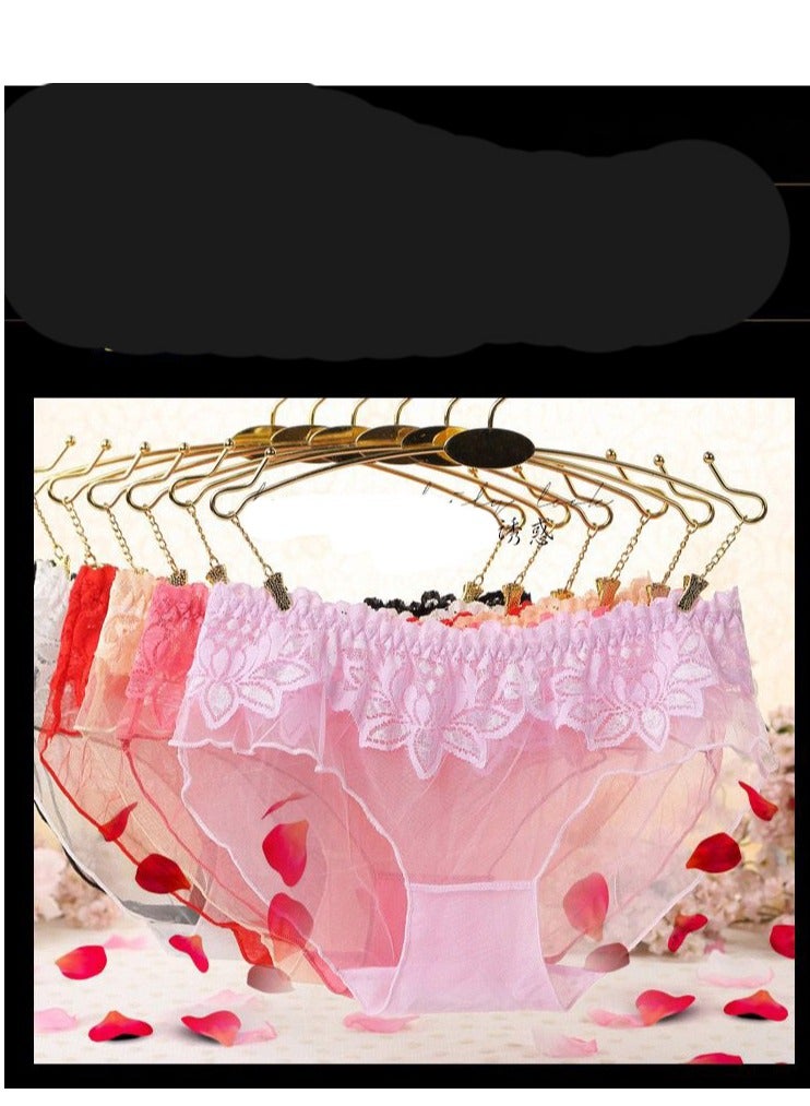 Women Underwear Regular & Plus Size Lace Boyshort Panties cheeky silk Hipster panty  - Image 5