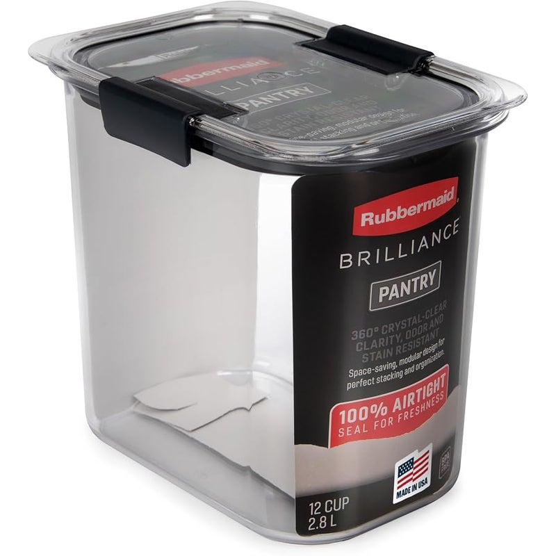 Rubbermaid Brilliance Pantry Airtight Food Storage Container Open Stock 1994227 - Image 1