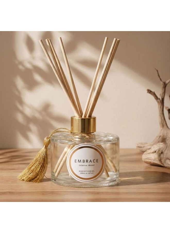 Pan Home Embrace Intense Wood Reed Diffuser 200ml - Gold - Image 1