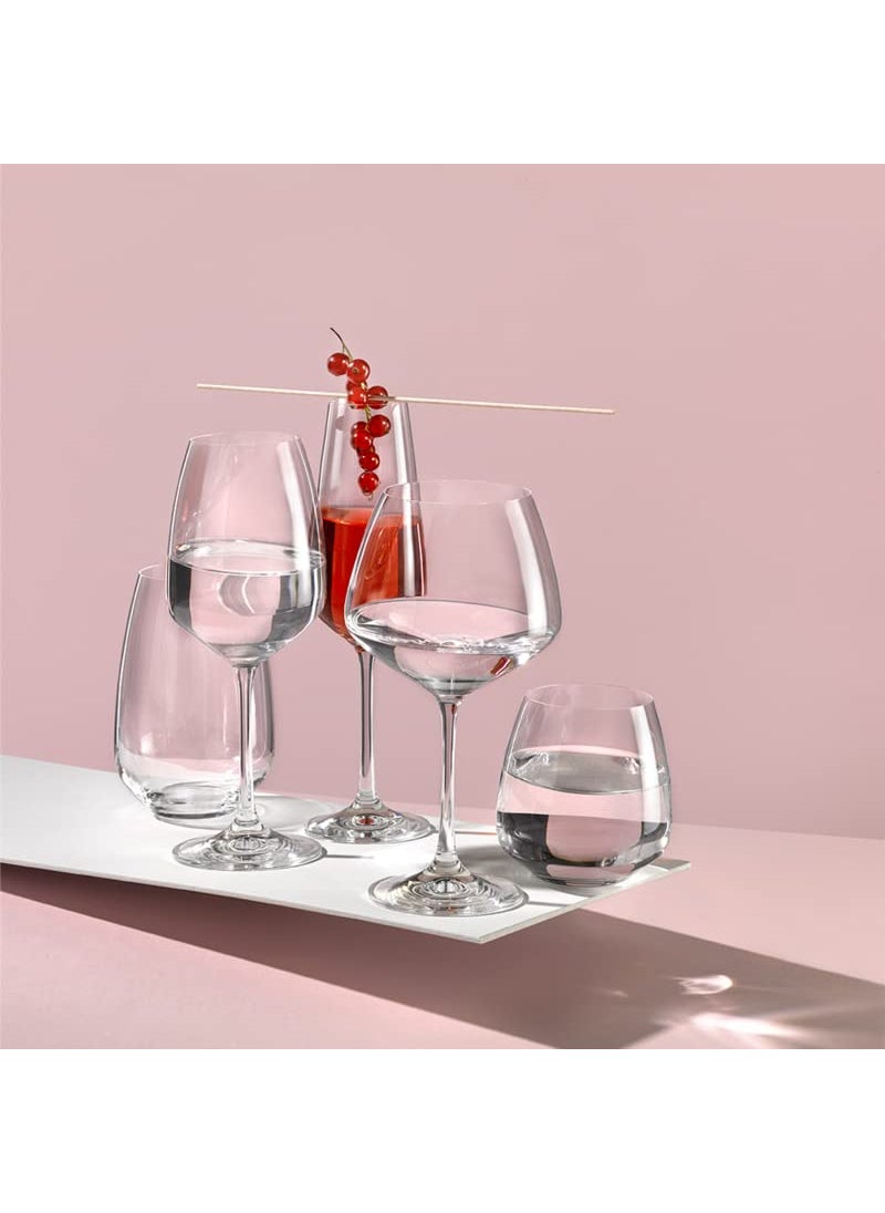 smart serve Bohemia Crystal Giselle Glass LeadFree 455 ml Set of 6 Handcrafted Elegance for Red White Wine UltraClear Durable Recyclable Perfect for Fine Dining Celebrations Luxury Gifting  - Image 4