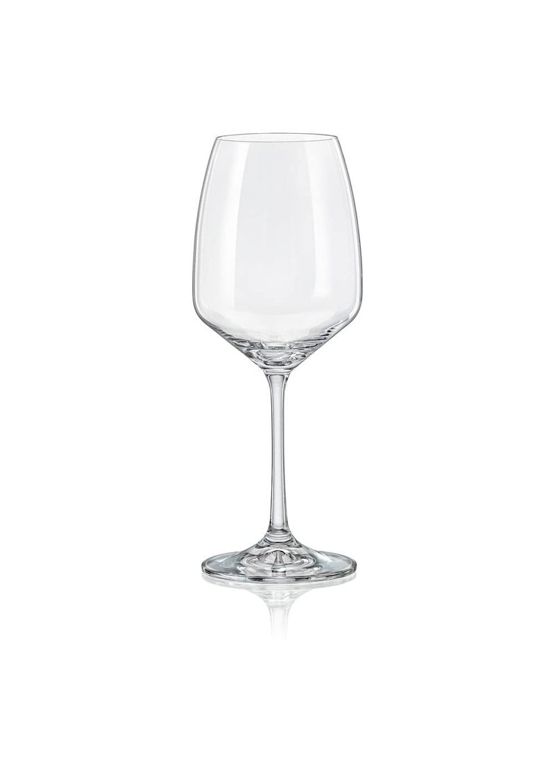 smart serve Bohemia Crystal Giselle Glass LeadFree 455 ml Set of 6 Handcrafted Elegance for Red White Wine UltraClear Durable Recyclable Perfect for Fine Dining Celebrations Luxury Gifting  - Image 3