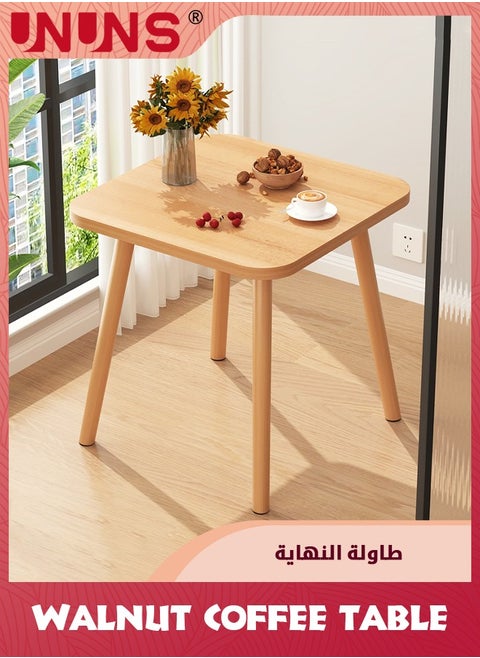 طاولات جانبية لغرفة المعيشة، طاولات جانبية لمساحات صغيرة، طاولة جانبية عصرية مع أرجل خشبية لغرفة المعيشة، غرفة النوم، تجميع سهل