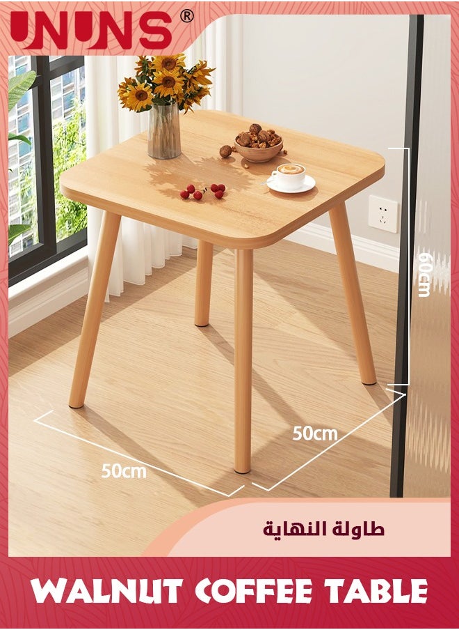 طاولات جانبية لغرفة المعيشة، طاولات جانبية لمساحات صغيرة، طاولة جانبية عصرية مع أرجل خشبية لغرفة المعيشة، غرفة النوم، تجميع سهل