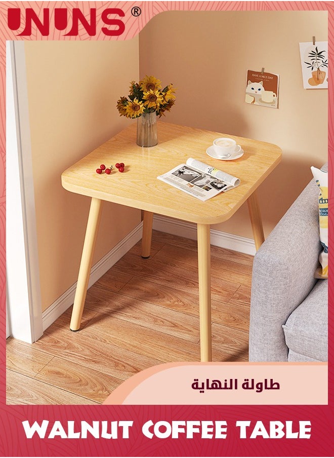 طاولات جانبية لغرفة المعيشة، طاولات جانبية لمساحات صغيرة، طاولة جانبية عصرية مع أرجل خشبية لغرفة المعيشة، غرفة النوم، تجميع سهل