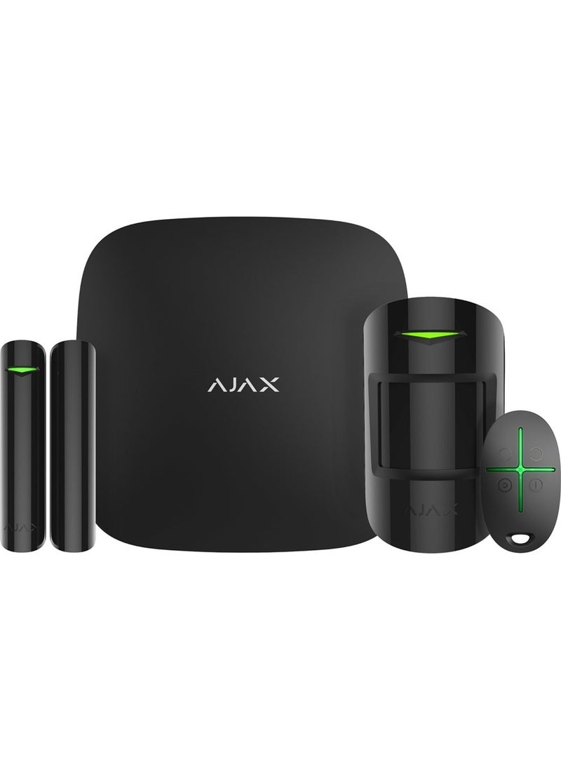 Ajax - Hubkit Plus Advanced Wireless Alarm Kit - Black - Image 1