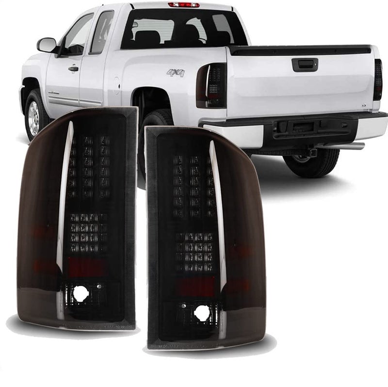 Winjet LED Tail Lights for 20082013 Chevy Silverado 1500 20082014 Silverado 2500HD 3500HD 2007 Chevy Silverado 15002500 3500 New Body 20072014 GMC Sierra 15002500 HD 3500 HD SLSLE