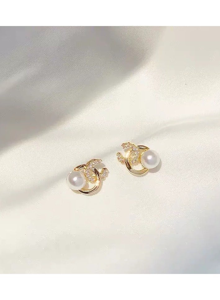 Goolsky 925 Sterling Silver Stud Earrings for Women | Elegant Korean Style Mini Drop Earrings | Designer-Inspired Chic Jewelry  - Image 2