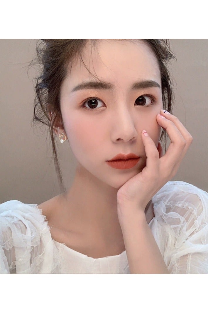 Goolsky 925 Sterling Silver Stud Earrings for Women | Elegant Korean Style Mini Drop Earrings | Designer-Inspired Chic Jewelry  - Image 3