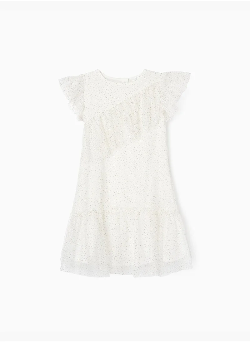 Zippy Zippy Tulle Dress With Ruffles For Girls