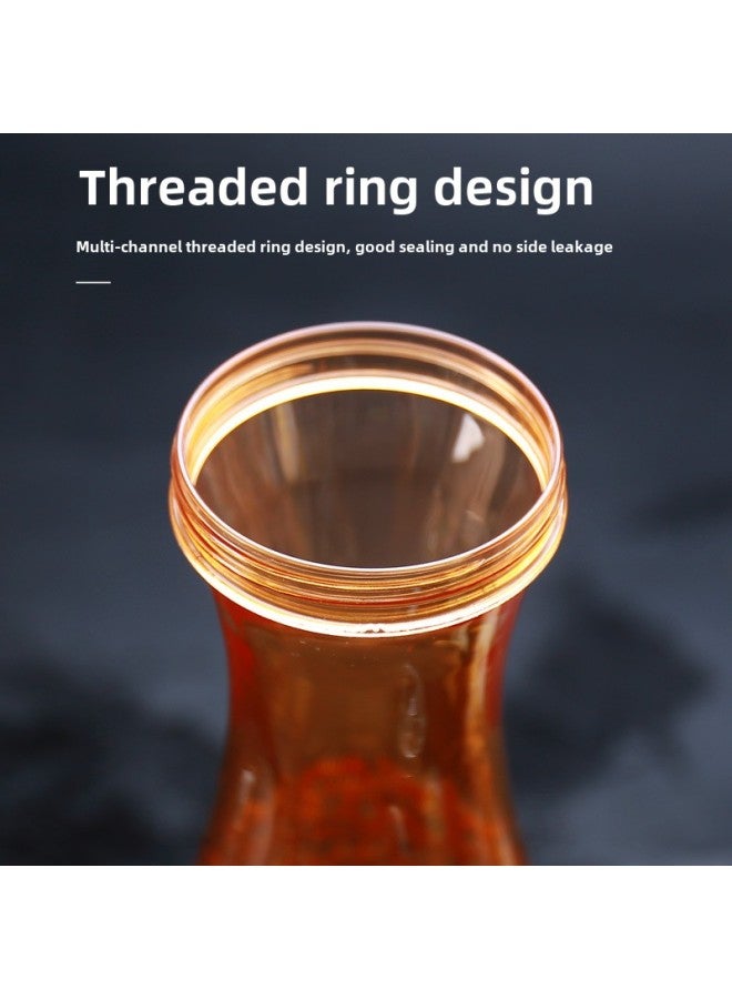 Loquat Plastic PC Diamond Pattern Tie Pot Multicolor Transparent Drop Resistant Household Commercial Cold Water Juice Pot High Temperature Resistant Tie Pot-Color:Pc Diamond Pot 1400ml Blue - Image 3