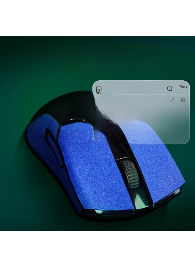 Generic - Suitable For Thunder Snake Venom Viper Mini Viper V2 Professional Version V2pro Suede Anti-slip Anti-sweat Mouse Anti-slip Sticker-Color:Dark Blue Poison Viper V2pro (Poison Viper V2 Professional Edition) Suede Does Not Cover Logo - Image 1