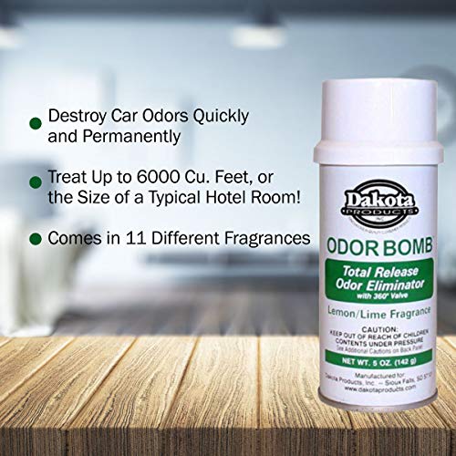 Dakota Odor Bomb Car Odor Eliminator, 5 Ounces, Eliminates Odors Better Than Car Fresheners, Leaves Refreshing Car Scent - Image 5