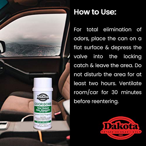 Dakota Odor Bomb Car Odor Eliminator, 5 Ounces, Eliminates Odors Better Than Car Fresheners, Leaves Refreshing Car Scent - Image 3
