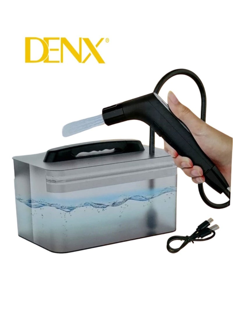 Denx Portable Travel Electric Rechargeable Handheld Personal Bidet Sprayer for Hygiene Cleaning for Toilet with 2.3 liters Water container - Image 1