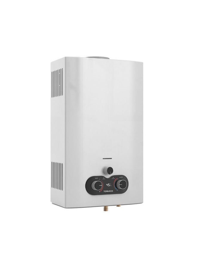 TORNADO Gas Water Heater 10 L Petroleum Gas White GHE-C10CTE-W - Image 1