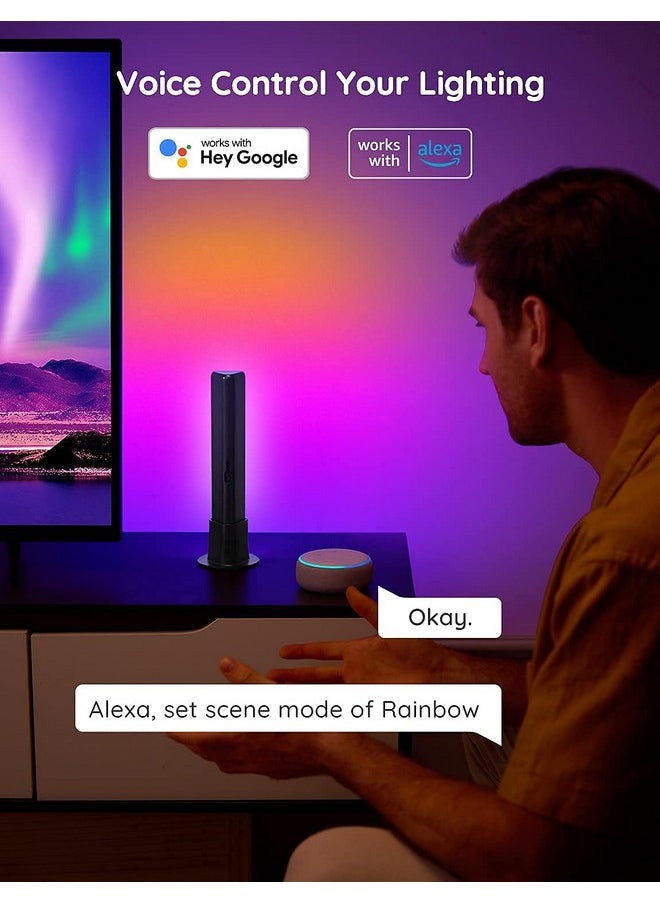 Govee Govee Smart LED Light Bars, Work with Alexa and Google Assistant, RGBICWW WiFi TV Backlights with Scene and Music Modes for Gaming, Pictures, PC, Room Decoration  - Image 4