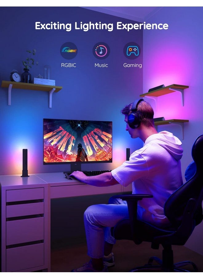 Govee Govee Smart LED Light Bars, Work with Alexa and Google Assistant, RGBICWW WiFi TV Backlights with Scene and Music Modes for Gaming, Pictures, PC, Room Decoration  - Image 2
