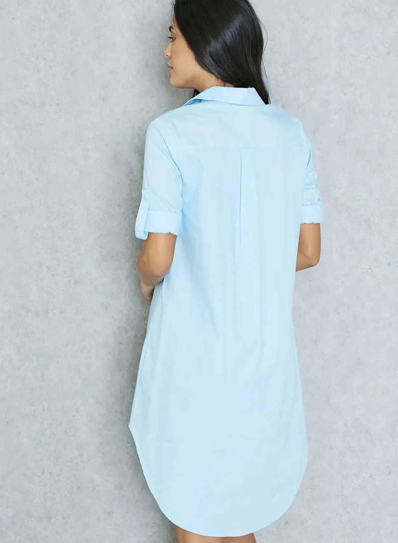 Ginger Badge Shirt Dress