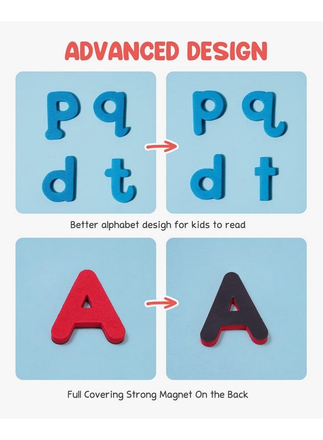 Gamenote Classroom Magnetic Letters Kit 234 Pcs With Doubleside Magnet Board Foam Alphabet Letters For Kids Spelling And Learning - Image 5