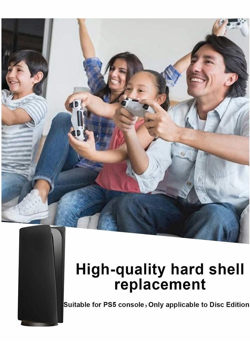 Faceplate Replacement for PS5 Console, Side Plate Shell Accessories Hard Shockproof Anti-Scratch Dustproof ABS Case, Accessories, Easy Installation
