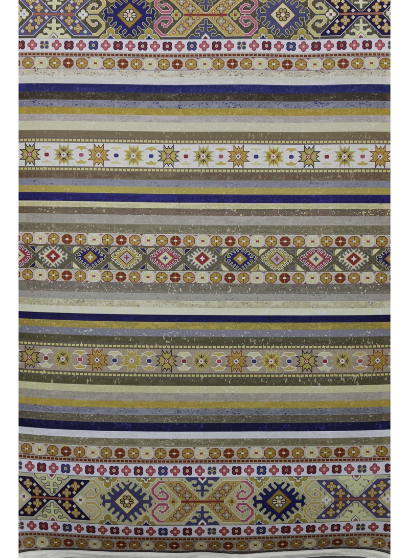 Alkaffary Bashayer Area Rug, Living Room & Majlis Rug, Luxury Heritage Arabic Design High-Quality Materials, 165X260 cm, Beige - Image 2